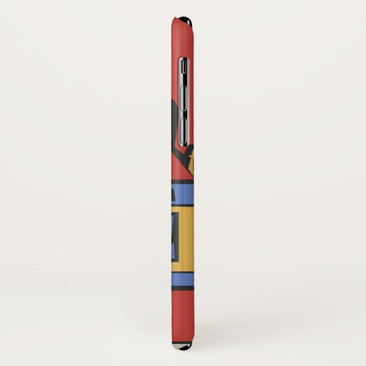 Coques Case-Mate iPhone Conception vibrante de Londres, Angleterre | (Dos/Gauche)