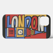 Coques Case-Mate iPhone Conception vibrante de Londres, Angleterre | (Verso (horizontal))
