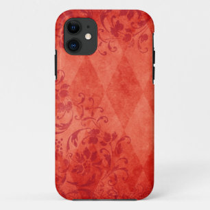 Coque iPhone 11 Conception Vintage orange
