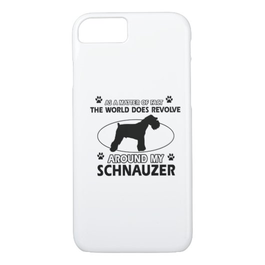 Coques Case-Mate iPhone conceptions drôles de SCHNAUZER (Dos)
