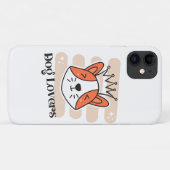 Coques Case-Mate iPhone Conceptions Parfaites pour les Amoureux de Chiens (Dos (Horizontal))