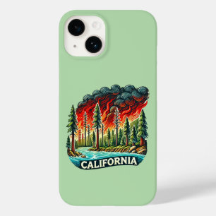 Coque Pour iPhone 14 CONCERT CALIFORNIA Porte - clé D'INCENDIE