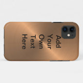 Coques Case-Mate iPhone Concevez votre propre cuivre (Dos (Horizontal))