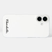 Coques Case-Mate iPhone Concevez Votre Propre Nom sur Ceci (Verso (horizontal))