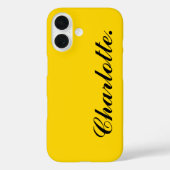 Coques Case-Mate iPhone Concevez votre propre nom sur cet or (Verso)