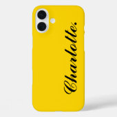 Coques Case-Mate iPhone Concevez votre propre nom sur cet or (Verso)