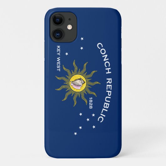 Coques Case-Mate iPhone Conch Republic Flag (Dos)