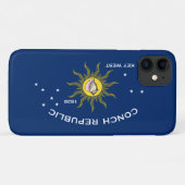 Coques Case-Mate iPhone Conch Republic Flag (Dos (Horizontal))