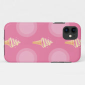 Coques Case-Mate iPhone cône crème glacée rose (Dos (Horizontal))