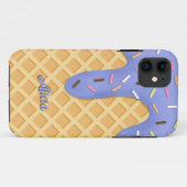 Coques Case-Mate iPhone Cône Gaufre (Dos (Horizontal))