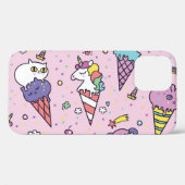 Coques Case-Mate iPhone Cônes de crème glacée mignonne (Verso (horizontal))