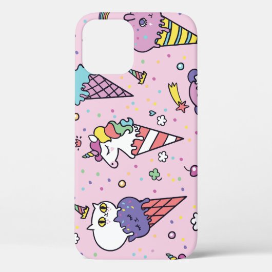 Coques Case-Mate iPhone Cônes de crème glacée mignonne (Verso)