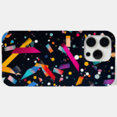 Coques Case-Mate iPhone Confetti aux couleurs vives (Verso (horizontal))