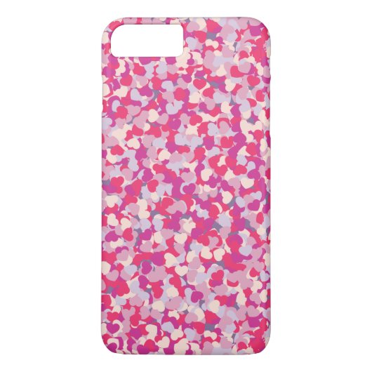 Coques Case-Mate iPhone Confetti Coeur multicolore2 (Dos)