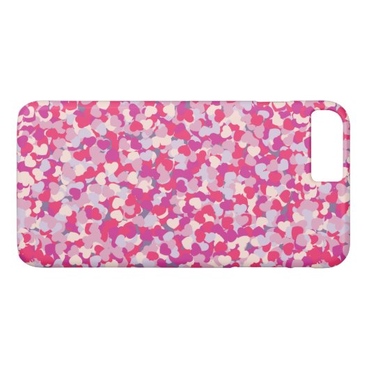 Coques Case-Mate iPhone Confetti Coeur multicolore2 (Dos (Horizontal))