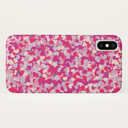 Coques Case-Mate iPhone Confetti Coeur multicolore2 (Dos (Horizontal))