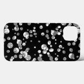 Coques Case-Mate iPhone confetti d'or (Verso (horizontal))