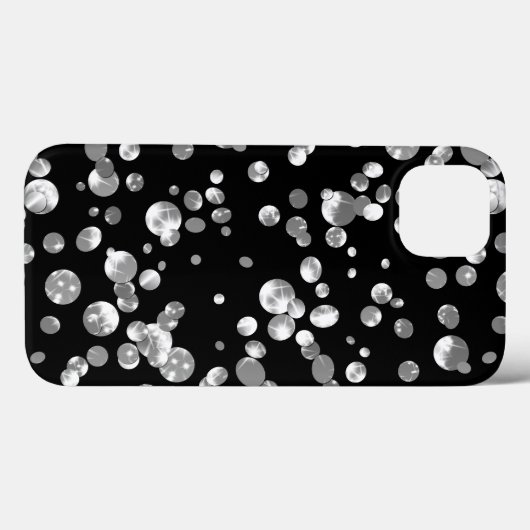 Coques Case-Mate iPhone confetti d'or (Verso (horizontal))