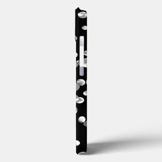 Coques Case-Mate iPhone confetti d'or (Verso / Gauche)