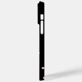 Coques Case-Mate iPhone Confetti en diamant rose (Verso / Gauche)