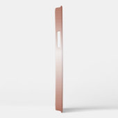 Coques Case-Mate iPhone Confetti Stars Rose Gold Nom manuscrit métal (Verso / Droite)