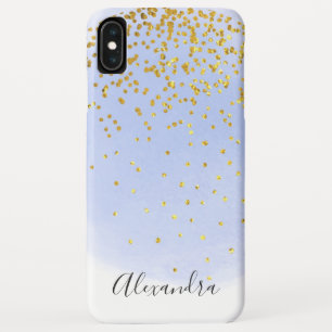Case-Mate iPhone Case Confettis bleus de parties scintillantes de
