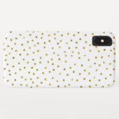 Coques Case-Mate iPhone Confettis d'or de parties scintillantes, couleur (Dos (Horizontal))