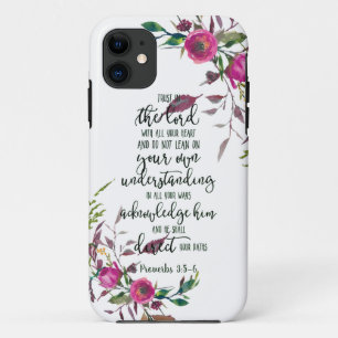 Case-Mate iPhone Case Confiance dans le Seigneur floral