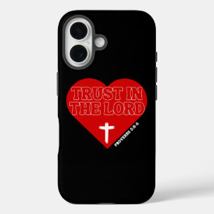 Coques iPhone 16 Confiance dans le Seigneur - Proverbes 3:5-6
