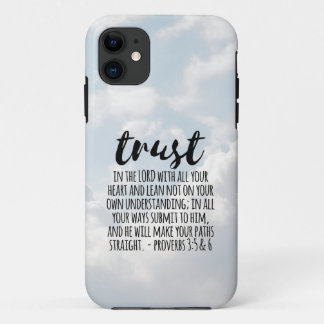 Case-Mate iPhone Case Confiance dans les proverbes du Seigneur 3:5-6