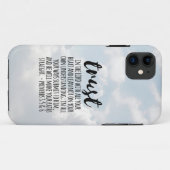 Coques Case-Mate iPhone Confiance dans les proverbes du Seigneur 3:5-6 (Dos (Horizontal))