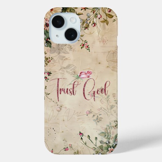 Coques Case-Mate iPhone Confiance Dieu foi chrétienne (Verso)