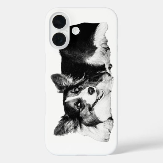 Coques Case-Mate iPhone Confiance Monochrome Corgi (Verso)