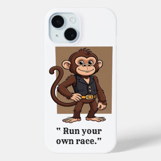 Coques Case-Mate iPhone Confident Monkey– Simple Lifest iPhone / iPad case (Verso)