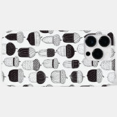 Coques Case-Mate iPhone Conflit de Doodle motif d'automne (Verso (horizontal))
