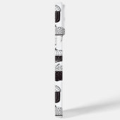 Coques Case-Mate iPhone Conflit de Doodle motif d'automne (Verso / Droite)
