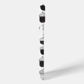 Coques Case-Mate iPhone Conflit de Doodle motif d'automne (Verso / Droite)