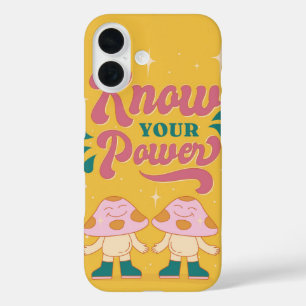 Coques iPhone 16 Connaissez votre Power Retro Champignons esthétiqu
