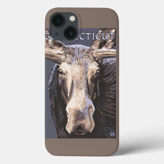 Coques Case-Mate iPhone ConnecticutMoose - Fermer (Verso)