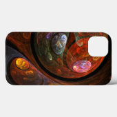 Coques Case-Mate iPhone Connexion fluide Art Abstrait (Verso (horizontal))