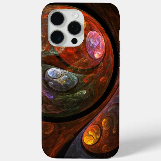 Coques Case-Mate iPhone Connexion fluide Art Abstrait (Verso)