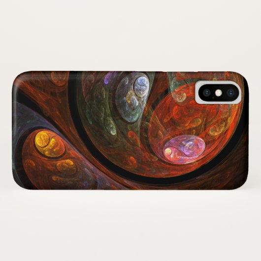 Coques Case-Mate iPhone Connexion fluide Art Abstrait (Dos (Horizontal))