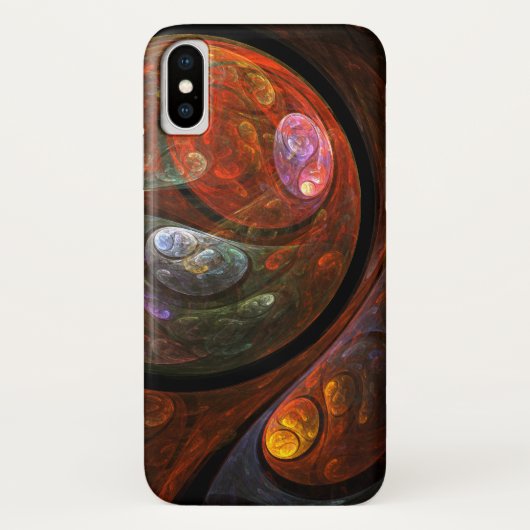 Coques Case-Mate iPhone Connexion fluide Art Abstrait (Dos)