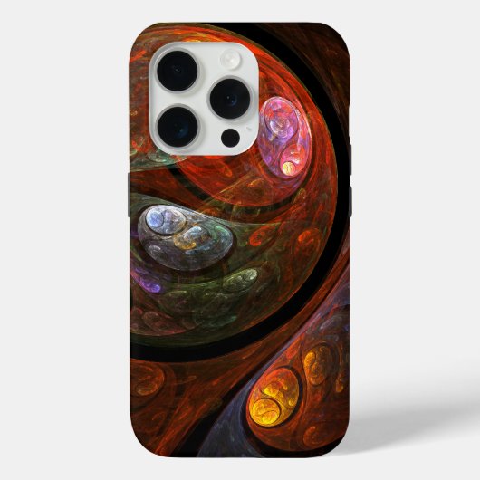 Coques Case-Mate iPhone Connexion fluide Art Abstrait (Verso)