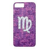 Coques Case-Mate iPhone Connexion Virgo Zodiac sur Camouglage numérique Fu (Dos)
