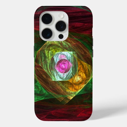 Coques Case-Mate iPhone Connexions dynamiques Art Abstrait (Verso)
