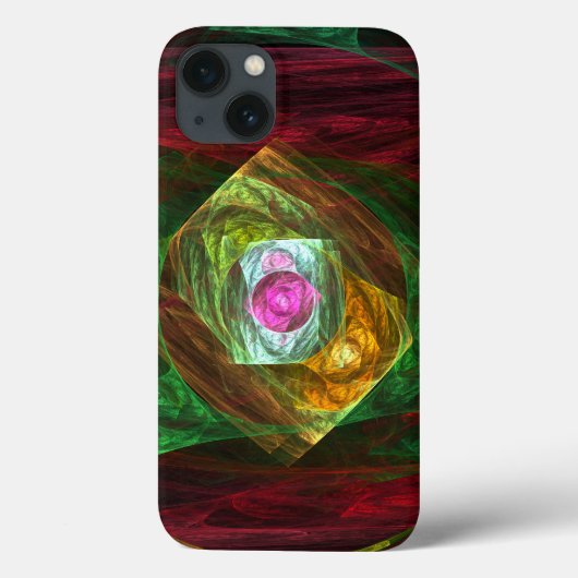 Coques Case-Mate iPhone Connexions dynamiques Art Abstrait (Verso)
