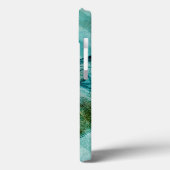 Coques Case-Mate iPhone Conque en spirale Shell de turquoise (Verso / Gauche)