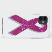 Coques Case-Mate iPhone conscience du cancer du sein rose (Dos (Horizontal))