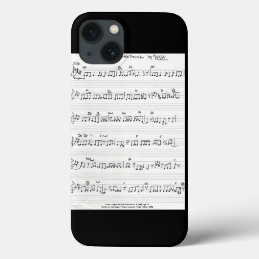 Coques Case-Mate iPhone Conserver De La Feuille Promise Musique Iphone 6 c (Verso)